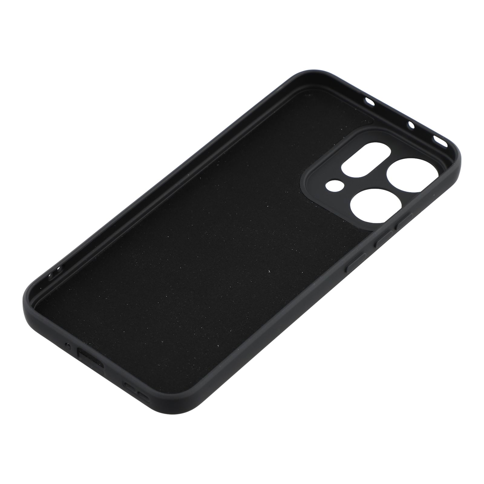 Coque TPU résistante aux chocs Oppo Reno 14, Noir