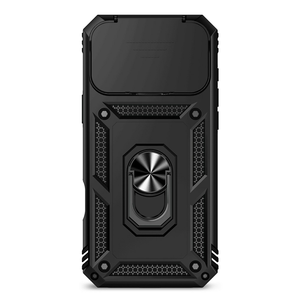 Coque Hybride Ring avec Protège Caméra iPhone 17 Pro Max, Noir