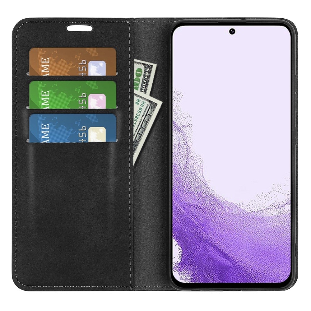 Coque portefeuille mince Samsung Galaxy S23, Noir