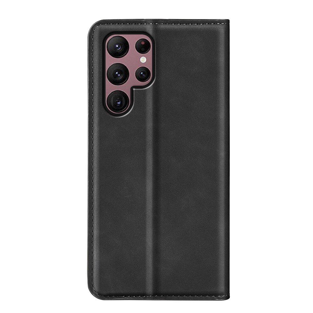 Coque portefeuille mince Samsung Galaxy S23 Ultra, Noir