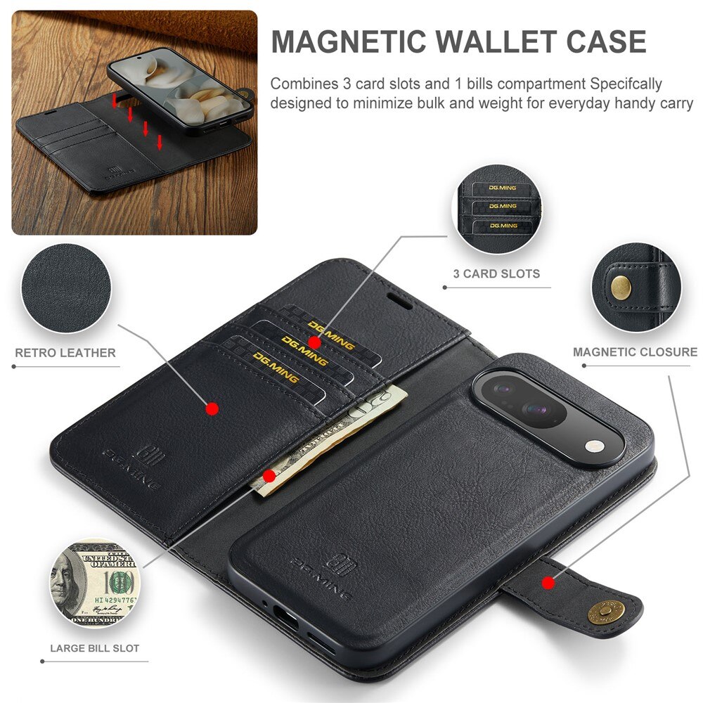 Étui portefeuille Magnet Wallet Google Pixel 10, Black