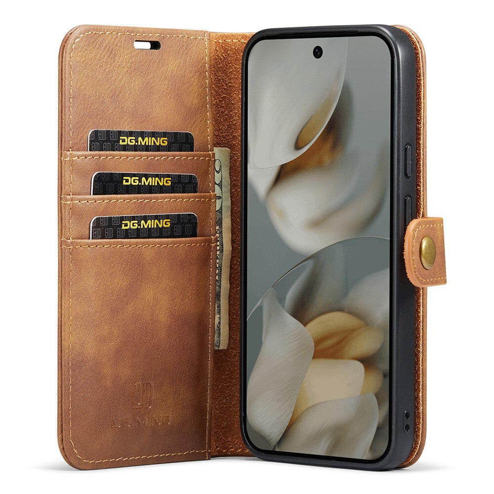 Étui portefeuille Magnet Wallet Google Pixel 10 Pro, Cognac