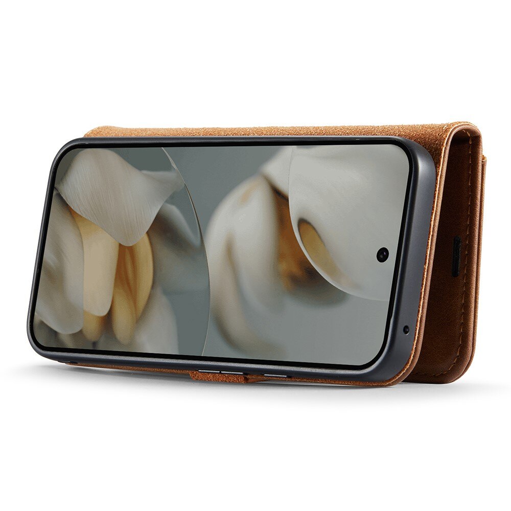 Étui portefeuille Magnet Wallet Google Pixel 10 Pro, Cognac