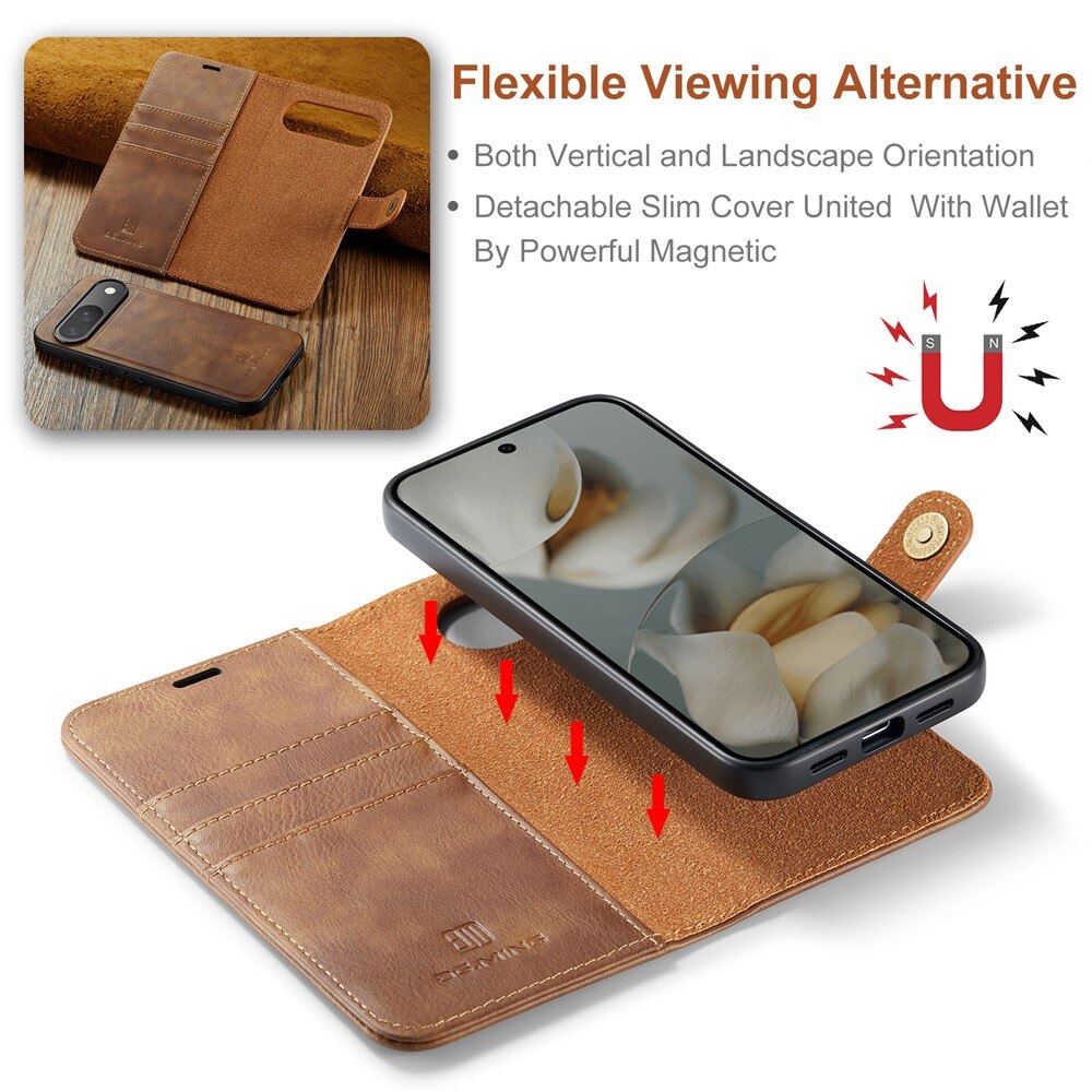 Étui portefeuille Magnet Wallet Google Pixel 10 Pro, Cognac