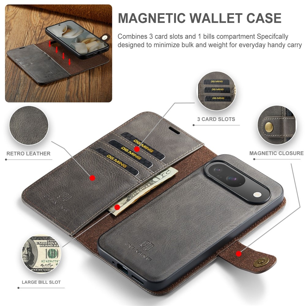 Étui portefeuille Magnet Wallet Google Pixel 10, Brown