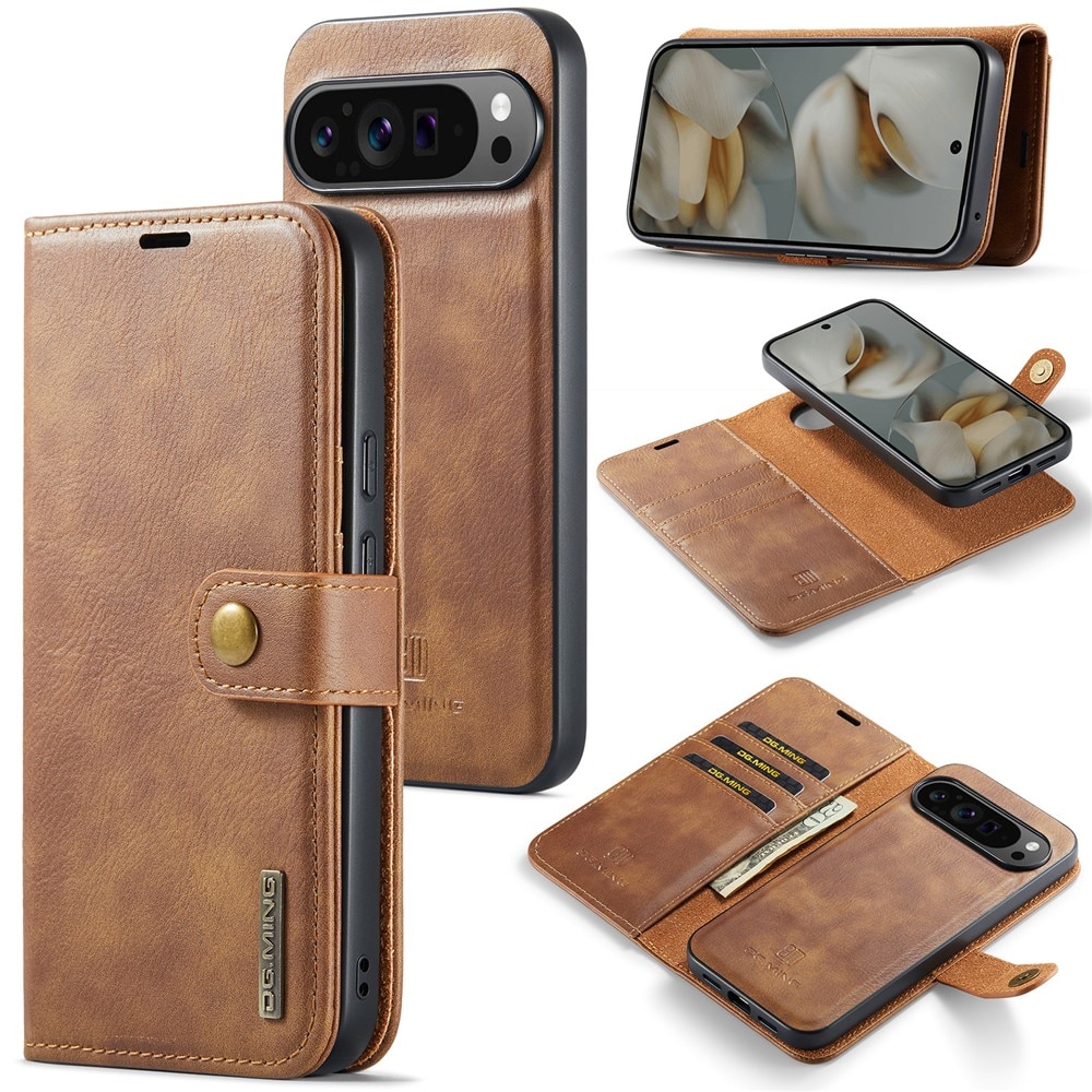 Étui portefeuille Magnet Wallet Google Pixel 10 Pro XL, Cognac