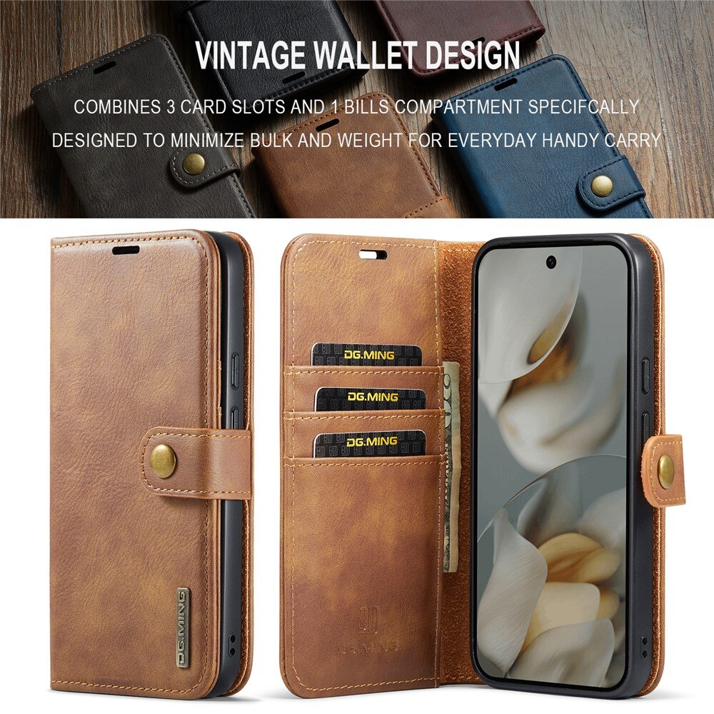 Étui portefeuille Magnet Wallet Google Pixel 10 Pro XL, Cognac