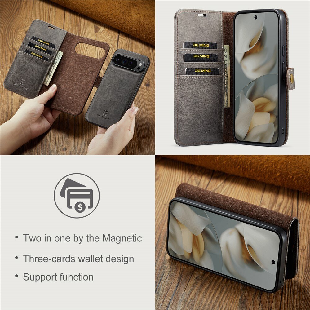 Étui portefeuille Magnet Wallet Google Pixel 10 Pro XL, Brown