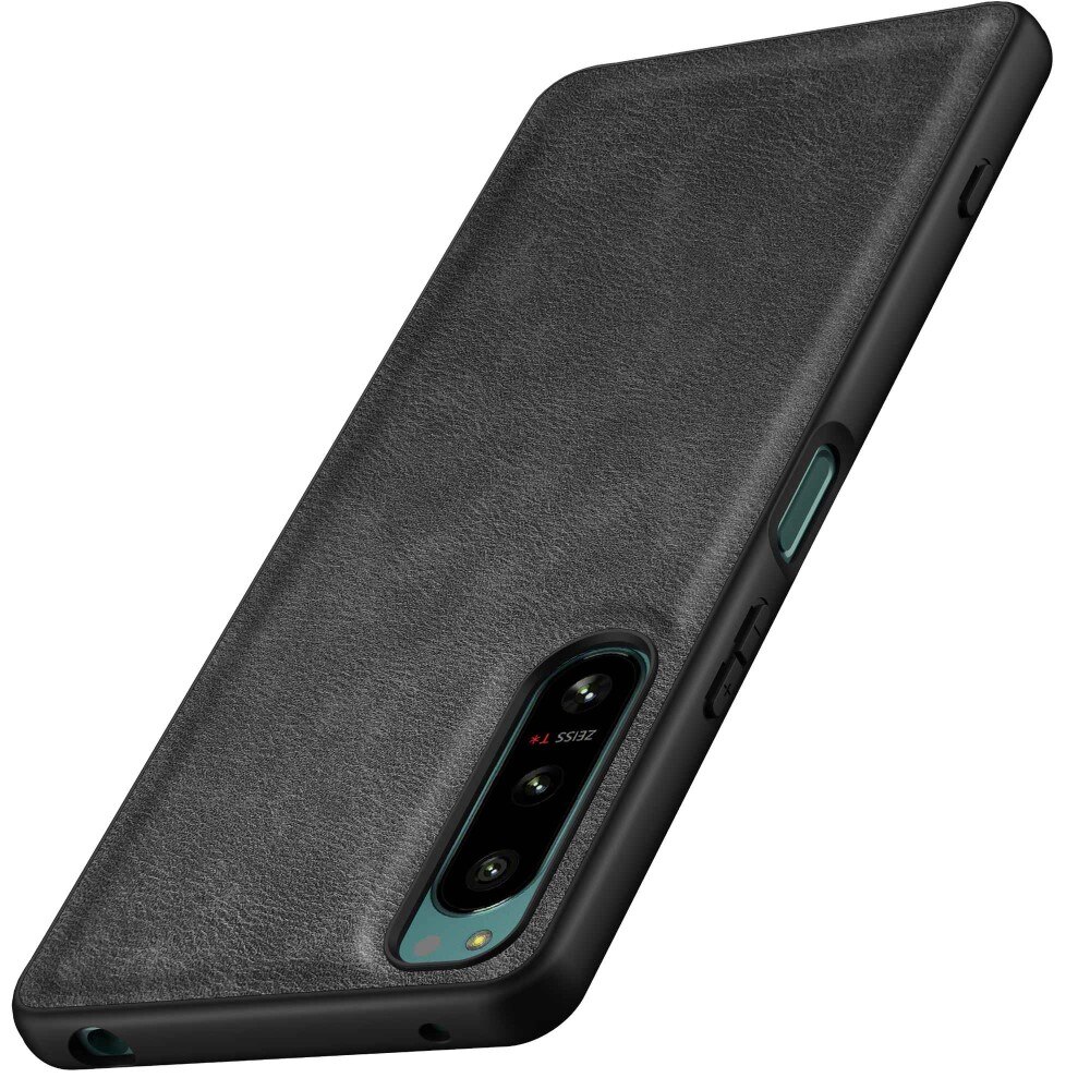 Coque en Cuir Sony Xperia 5 IV Noir