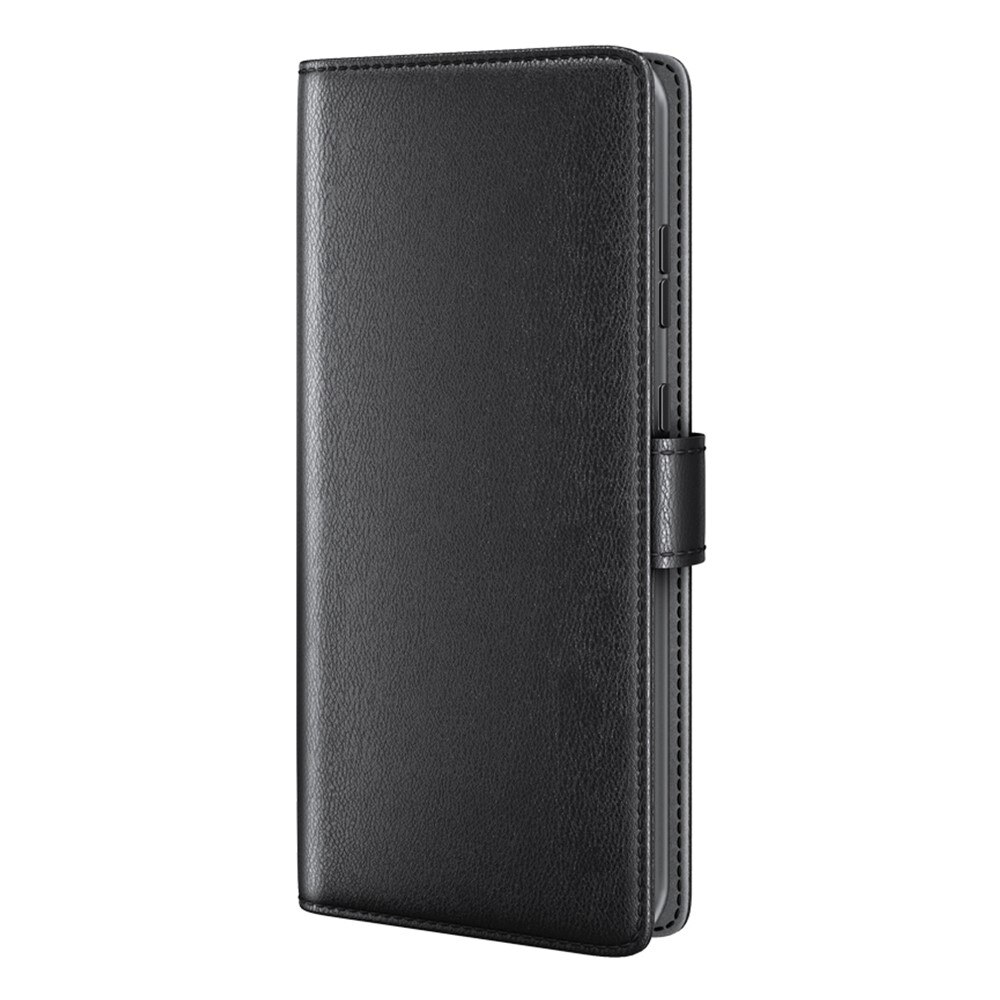 Étui en cuir veritable Samsung Galaxy S23 Ultra, Noir