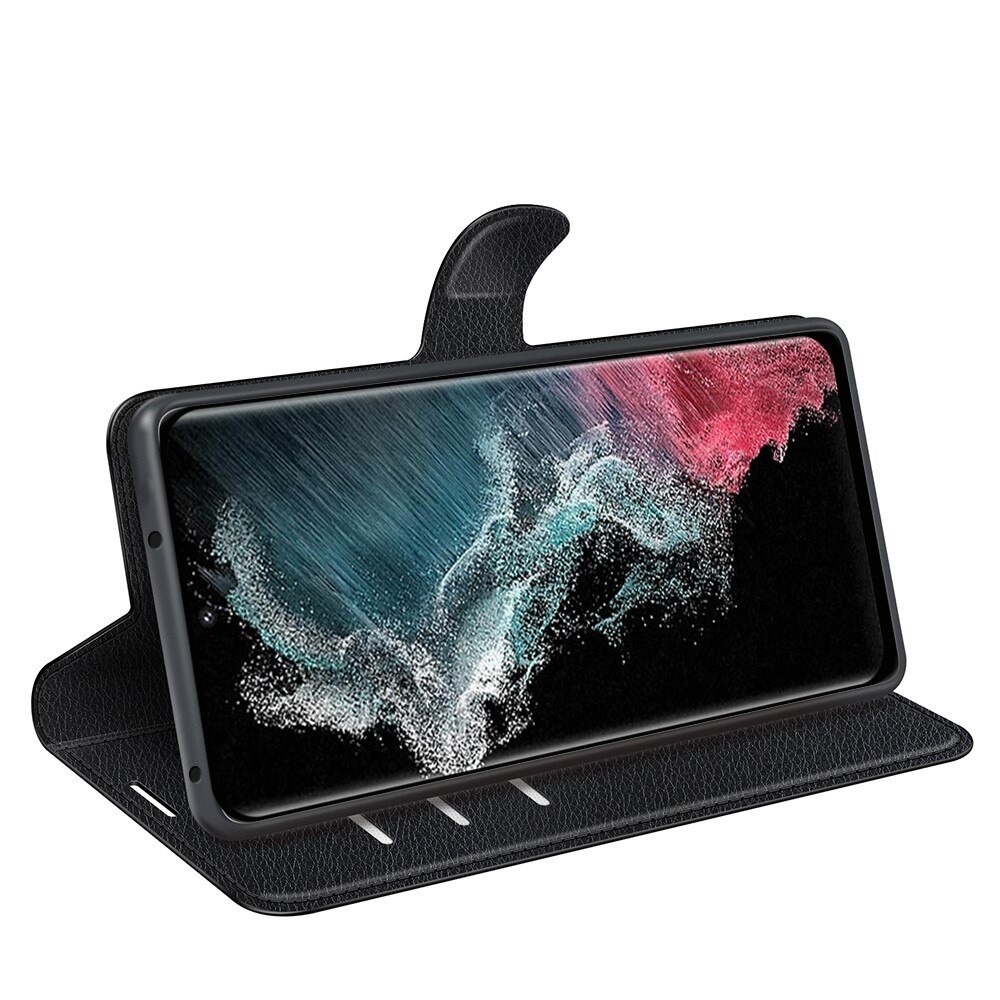 Coque portefeuille Samsung Galaxy S23 Ultra, Noir