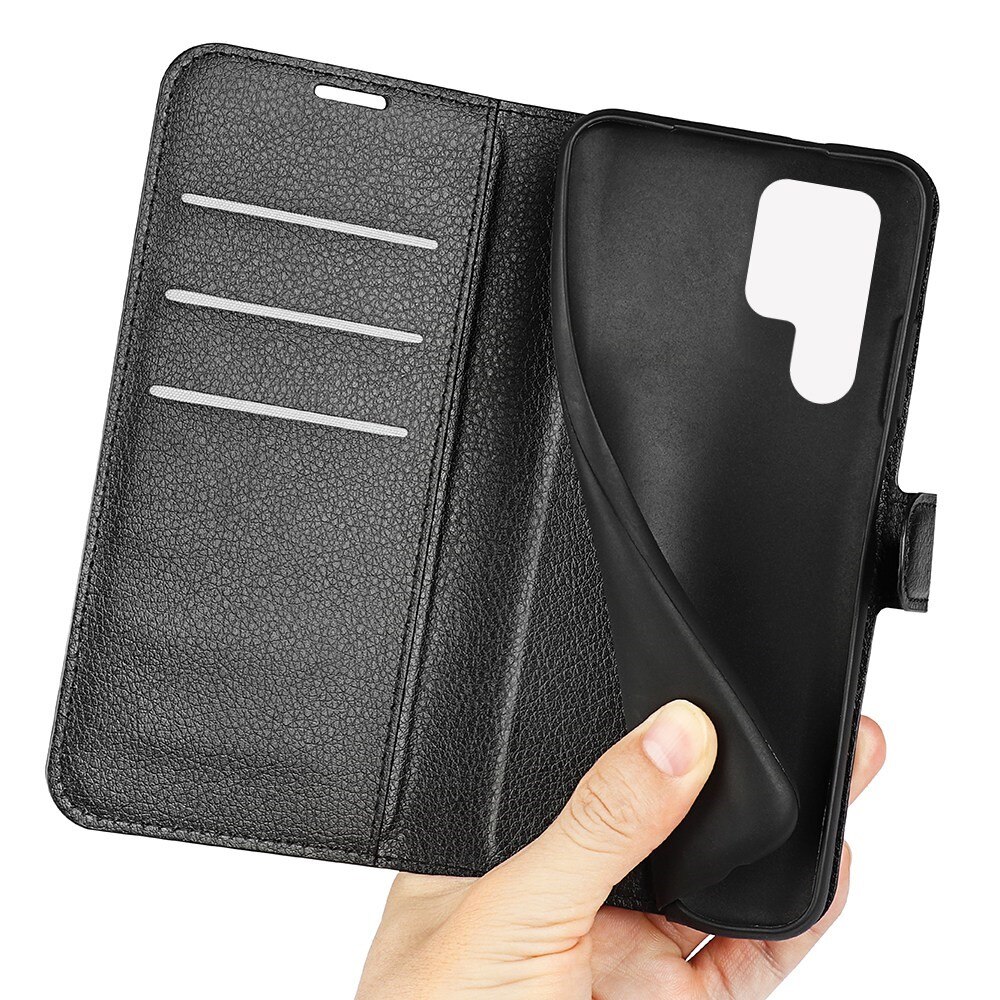 Coque portefeuille Samsung Galaxy S23 Ultra, Noir