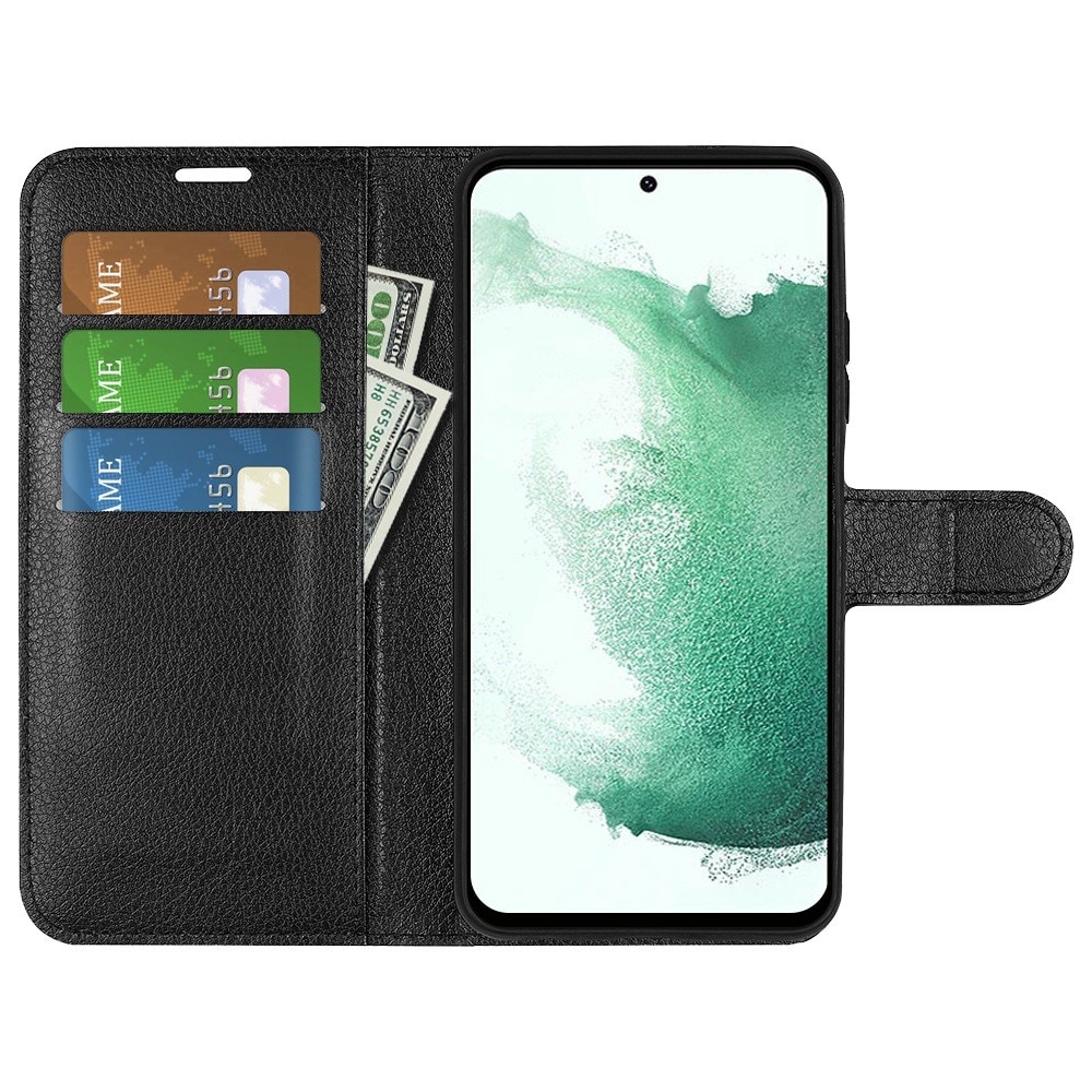 Coque portefeuille Samsung Galaxy S23 Plus, Noir