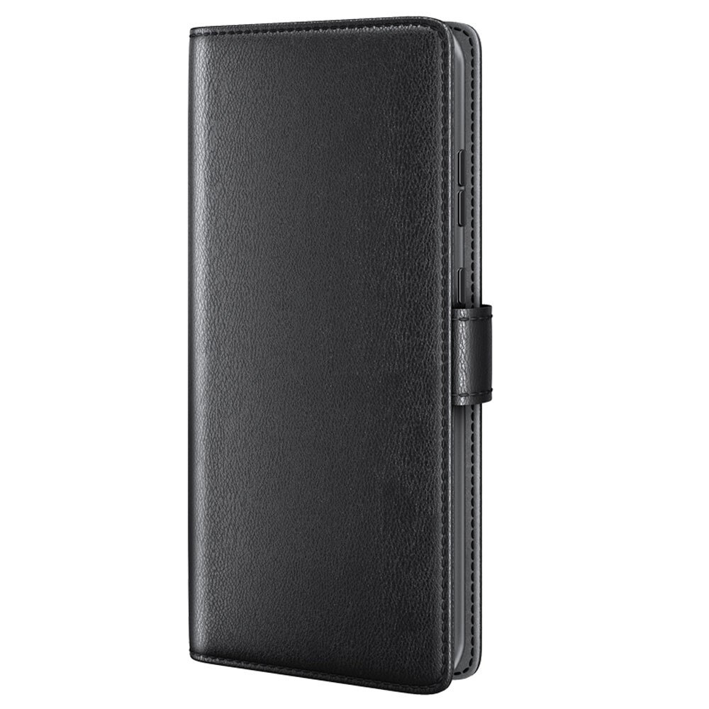 Étui en cuir veritable Samsung Galaxy S23, Noir