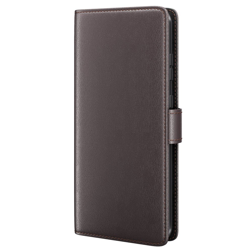 Étui en cuir veritable Samsung Galaxy S23, Marron