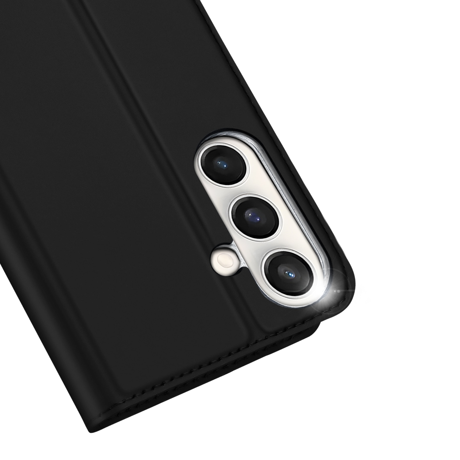 Étui portefeuille Skin Pro Series Samsung Galaxy S25 FE, Noir