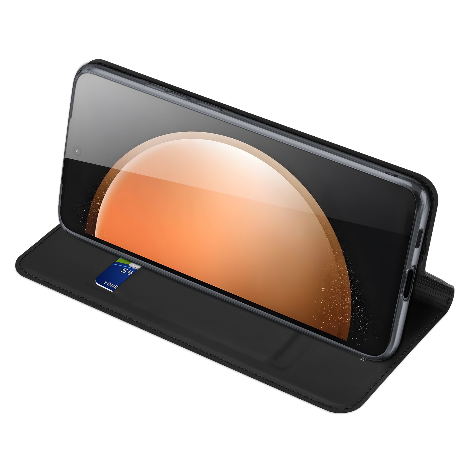 Étui portefeuille Skin Pro Series Samsung Galaxy S25 FE, Noir