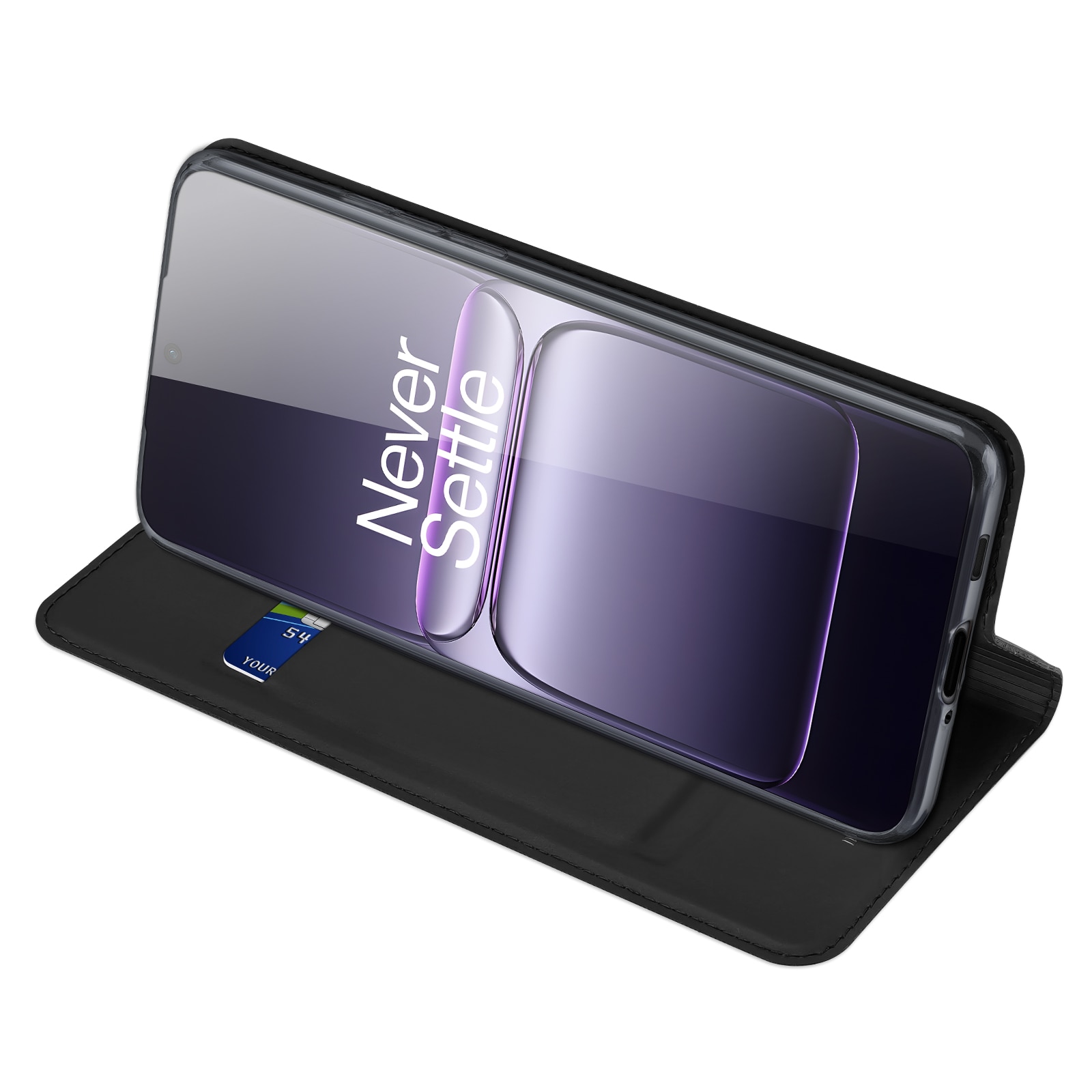 Étui portefeuille Skin Pro Series  OnePlus Nord CE5, Noir