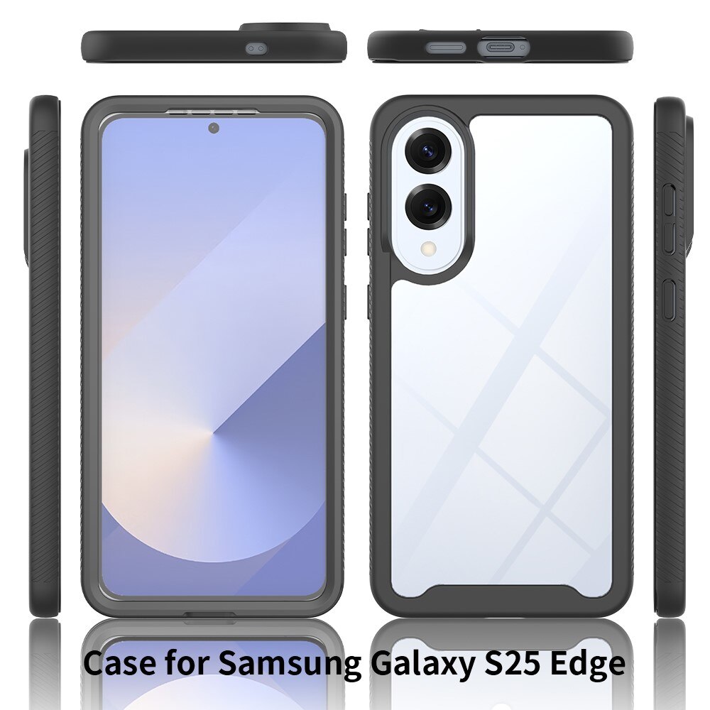 Coque Full Protection Samsung Galaxy S25 Edge, Noir