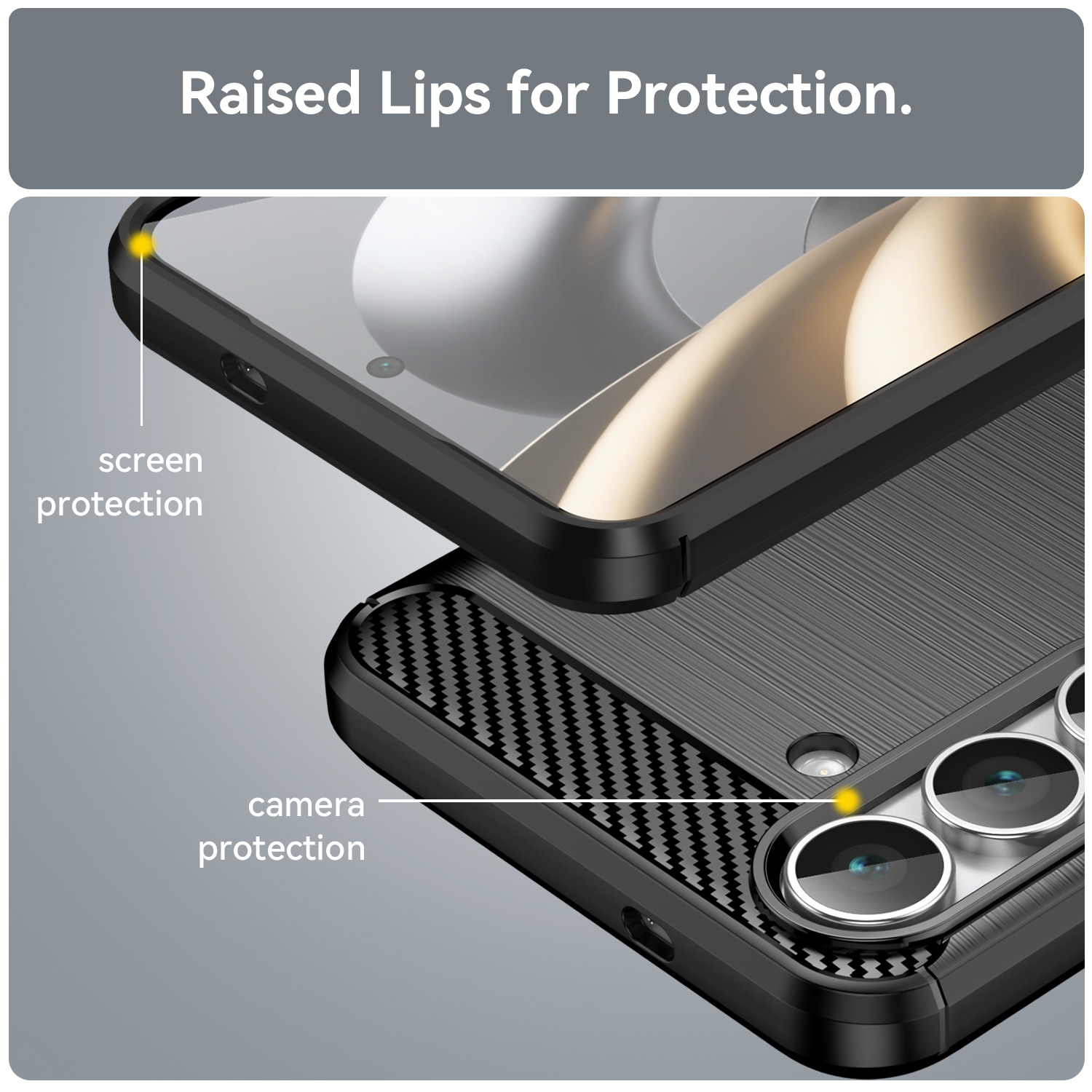 Coque TPU Brushed Samsung Galaxy S25 FE, [FÄRG}