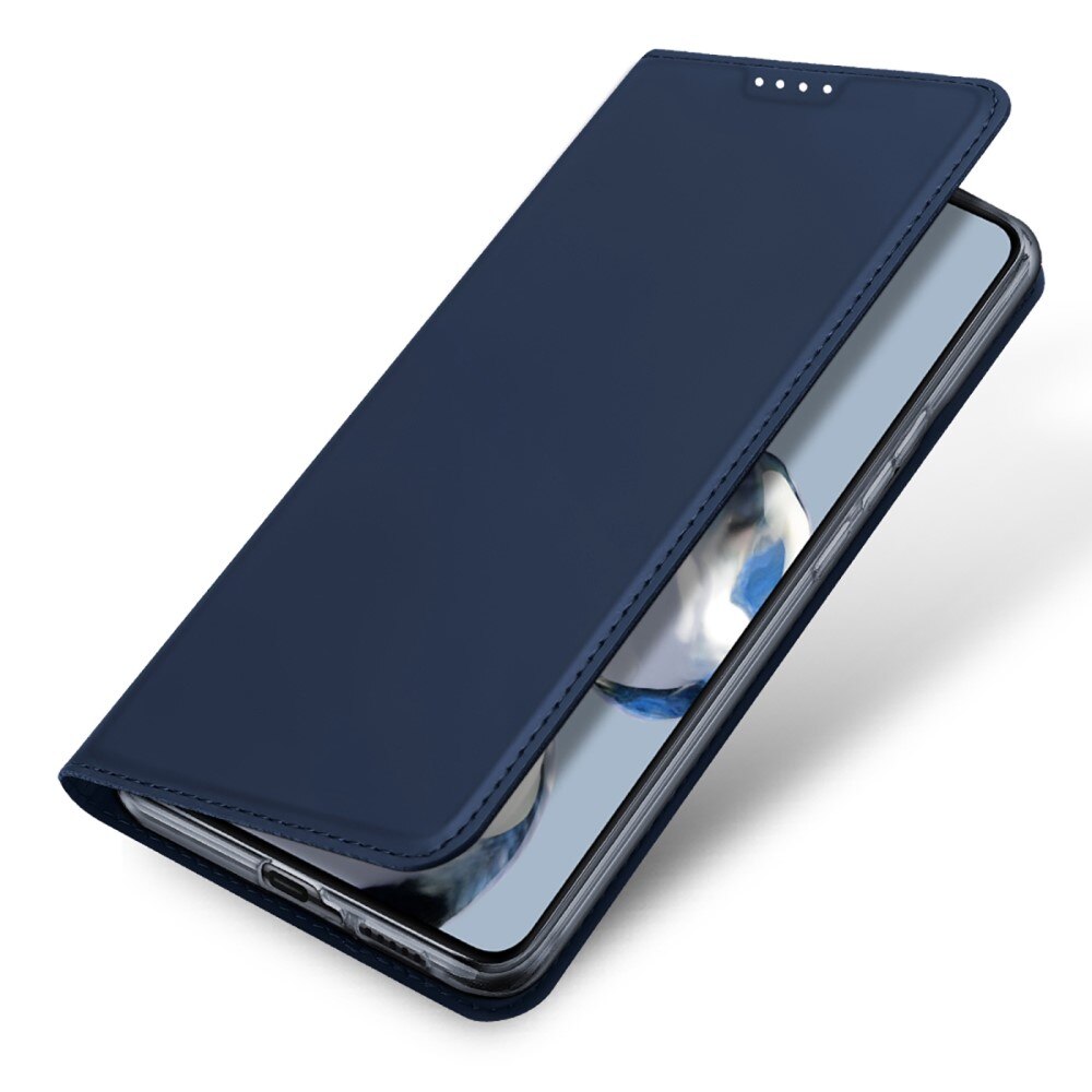 Étui portefeuille Skin Pro Series Xiaomi 12T/12T Pro, Bleu