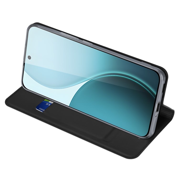 Étui portefeuille Skin Pro Series Oppo Reno 14 F, Noir
