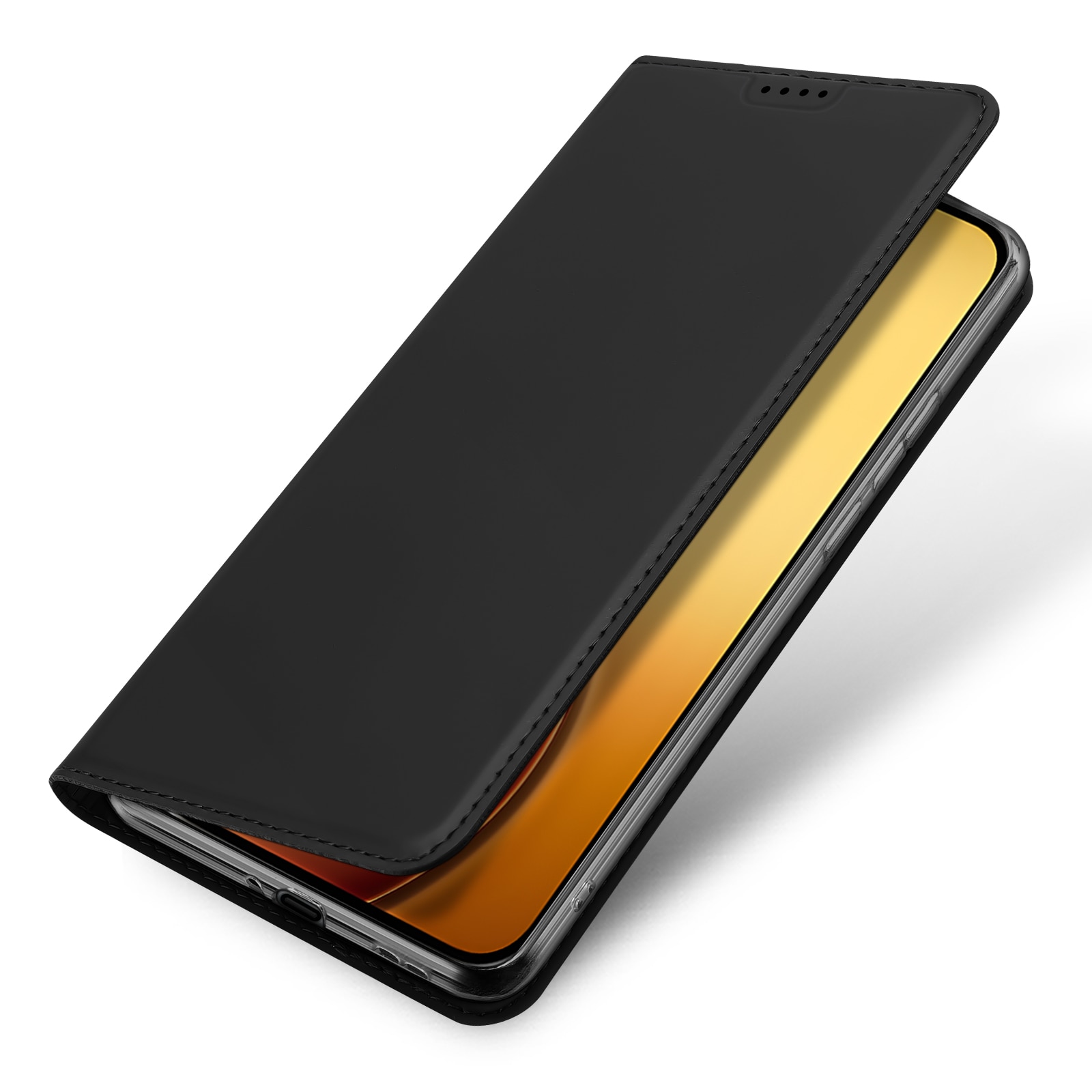 Étui portefeuille Skin Pro Series Oppo Reno 14, Noir