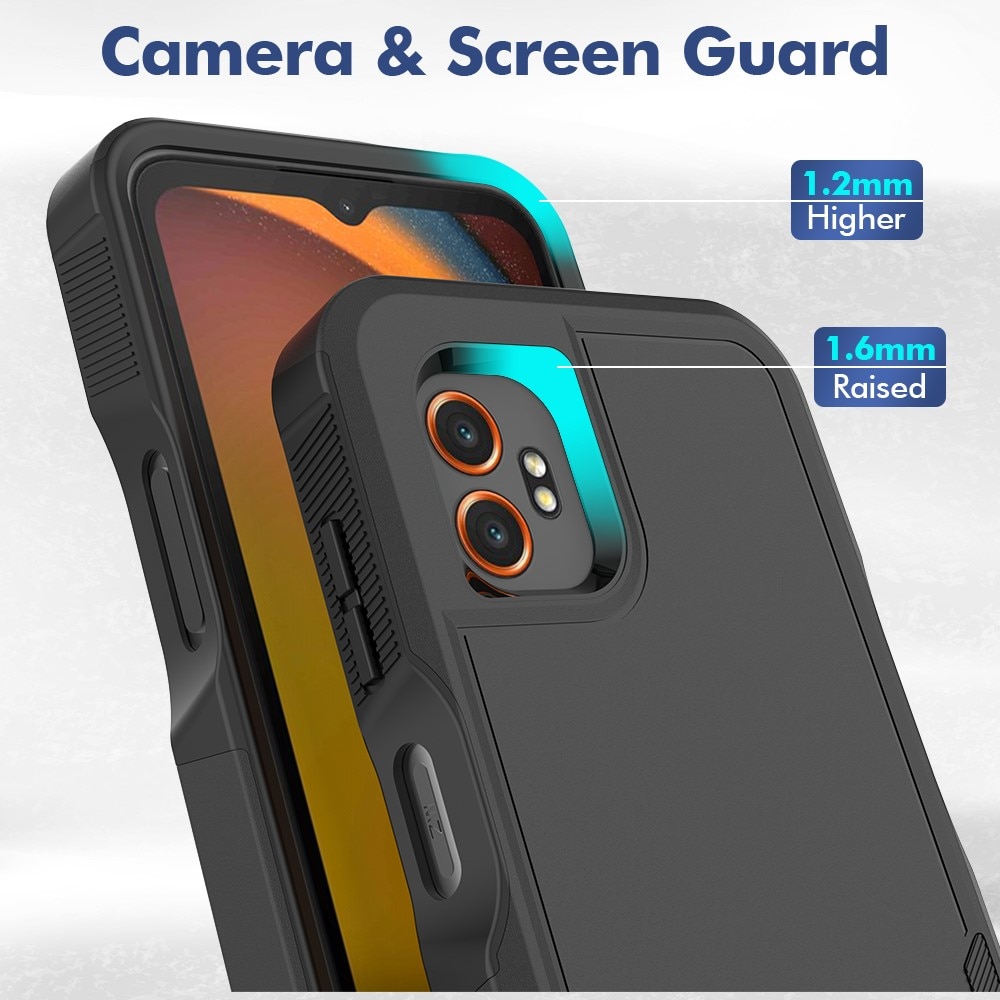 Coque hybride Off-road Samsung Galaxy Xcover 7 Pro, noir