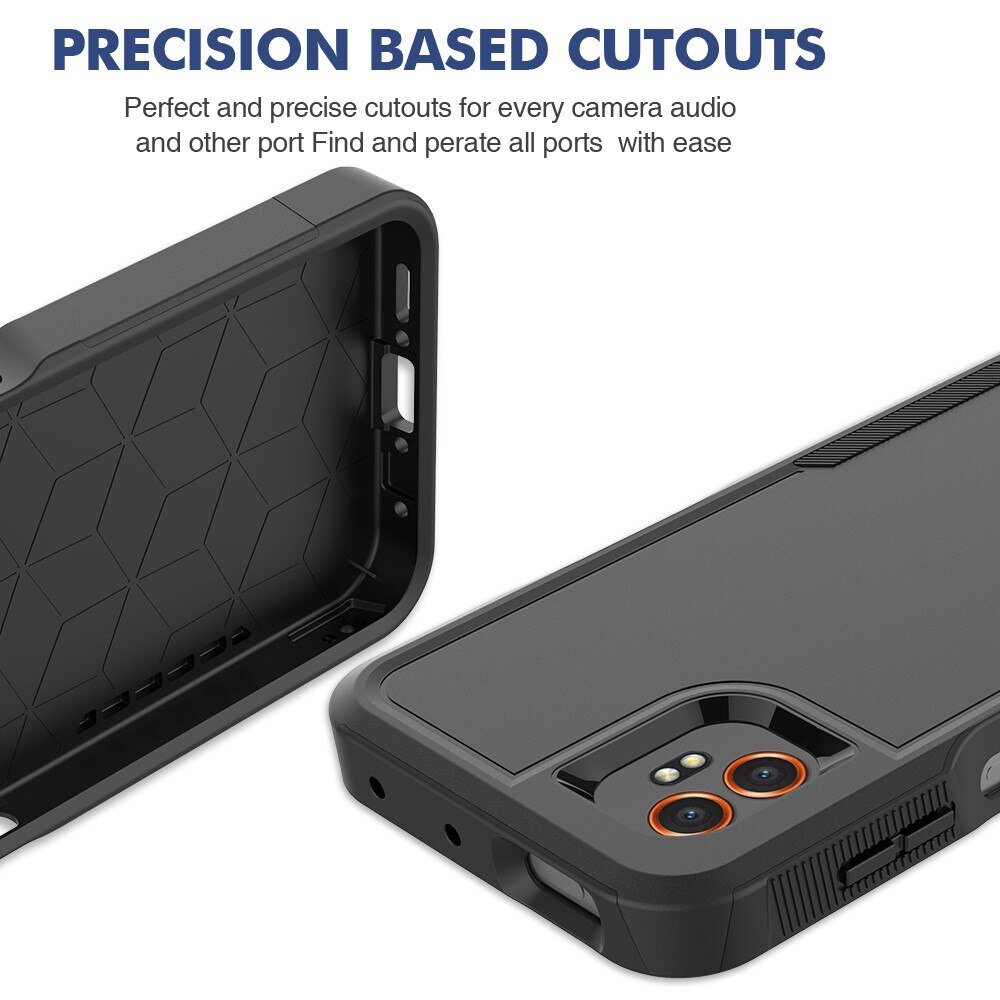 Coque hybride Off-road Samsung Galaxy Xcover 7 Pro, noir