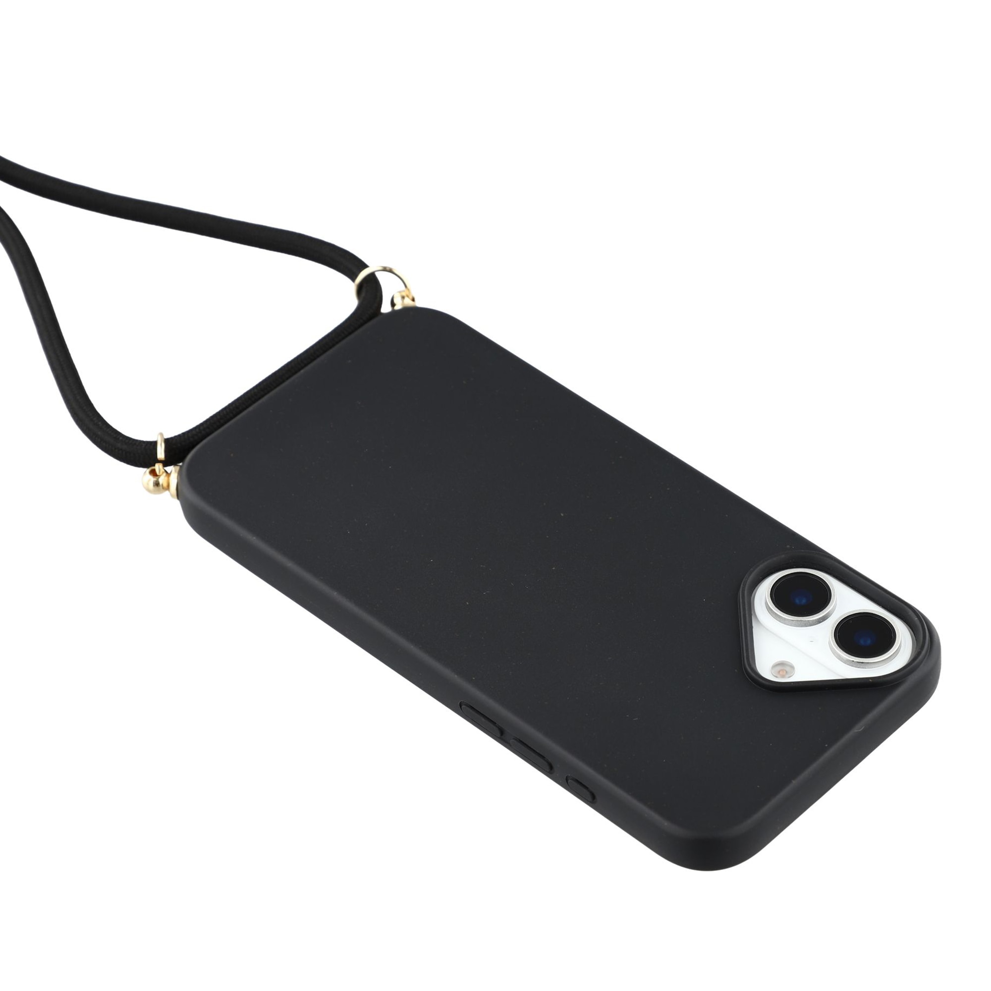 Coque cordon iPhone 17, noir