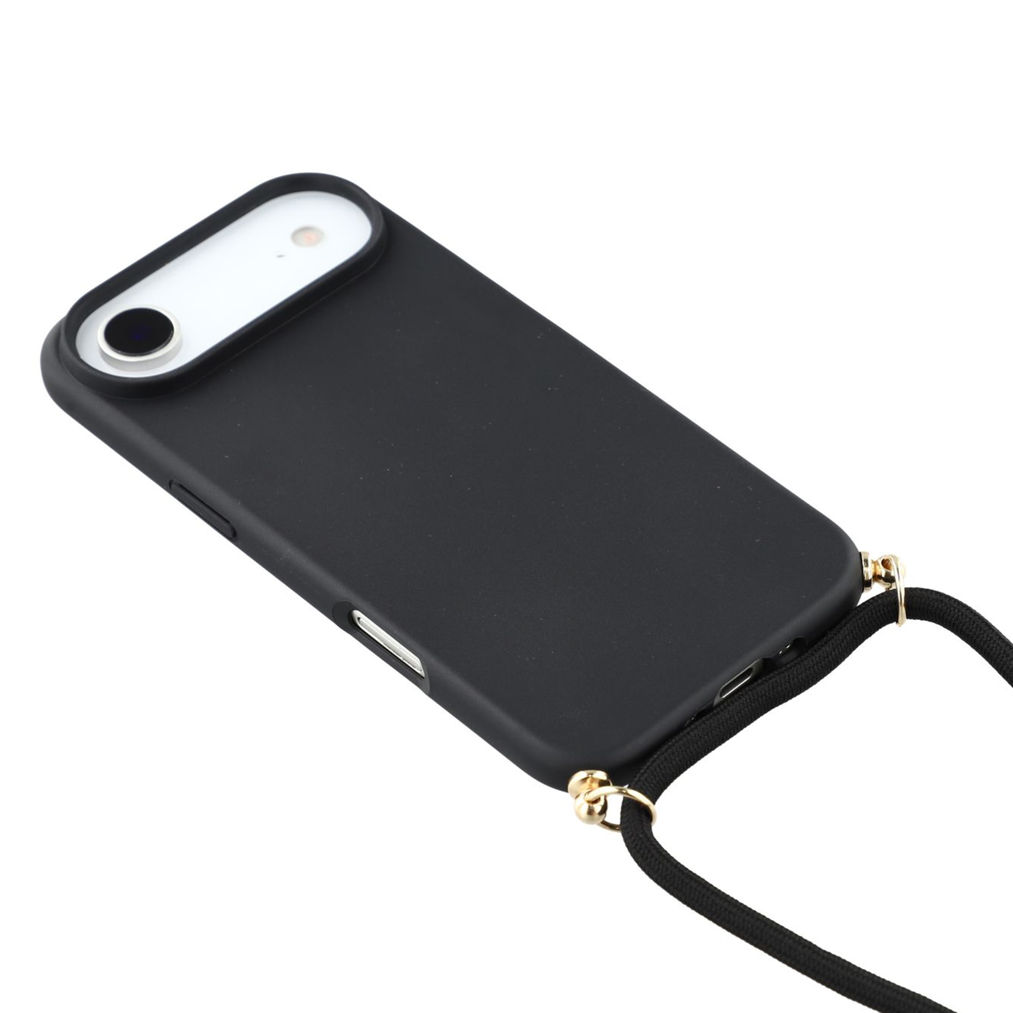 Coque cordon iPhone 17 Air, noir
