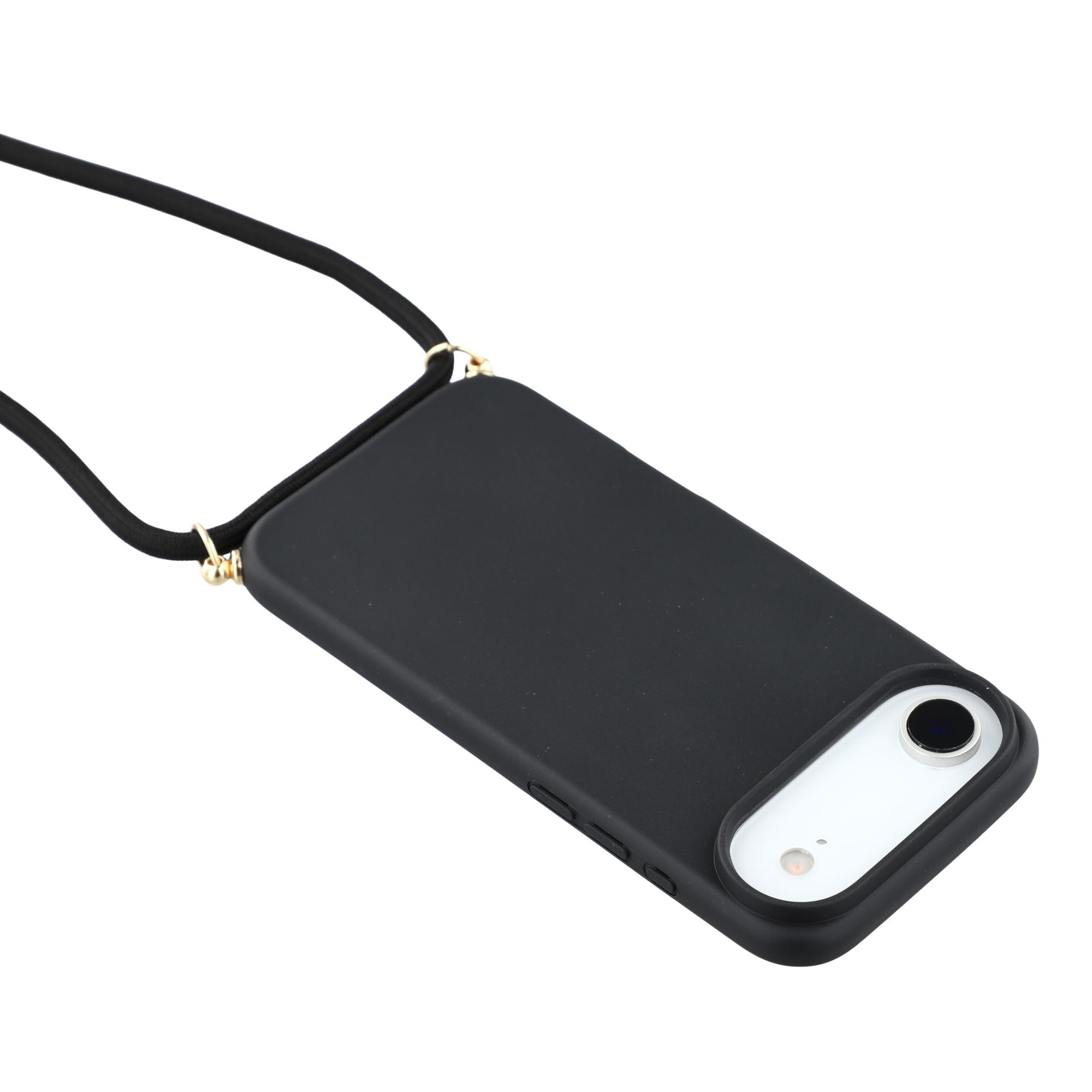 Coque cordon iPhone 17 Air, noir