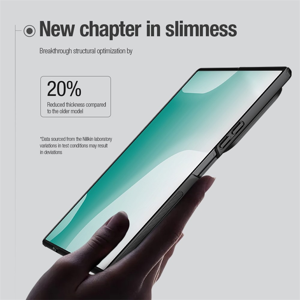 Frosted Shield MagSafe Samsung Galaxy Z Fold 7, noir