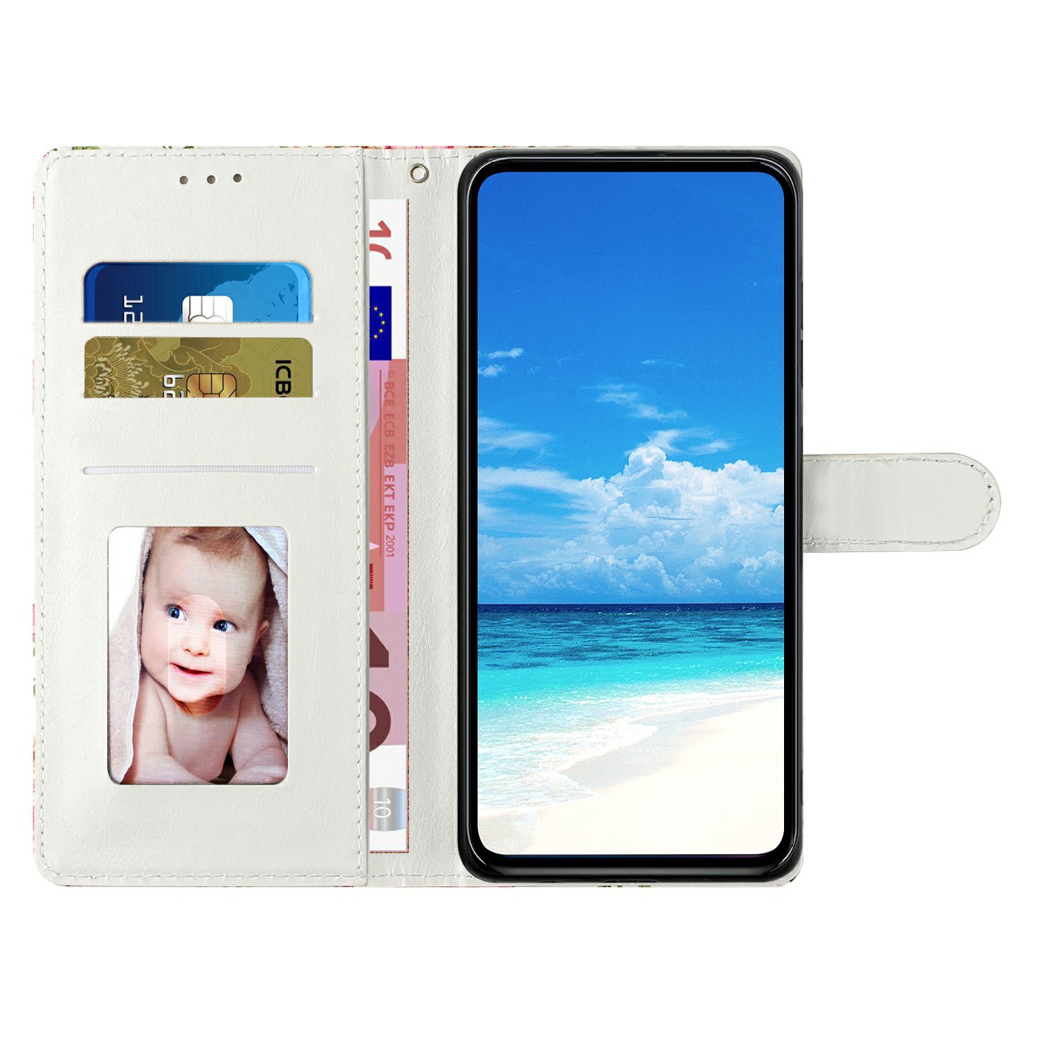 Coque portefeuille Xiaomi Redmi 15C, loups