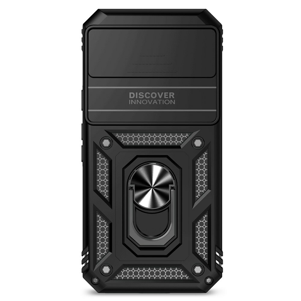 Coque Hybride Ring avec Protège Caméra Google Pixel 9a, Noir