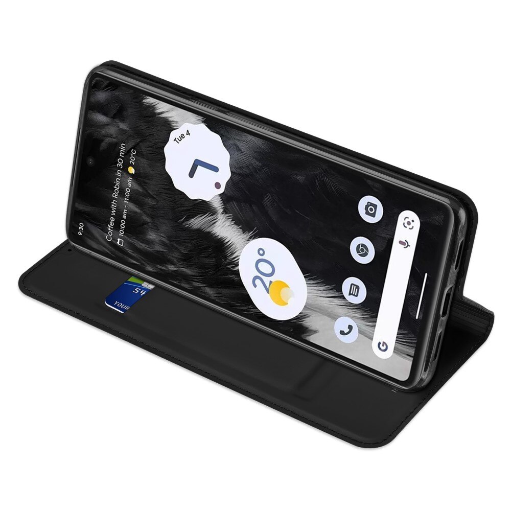Étui portefeuille Skin Pro Series Google Pixel 7 Pro, Noir