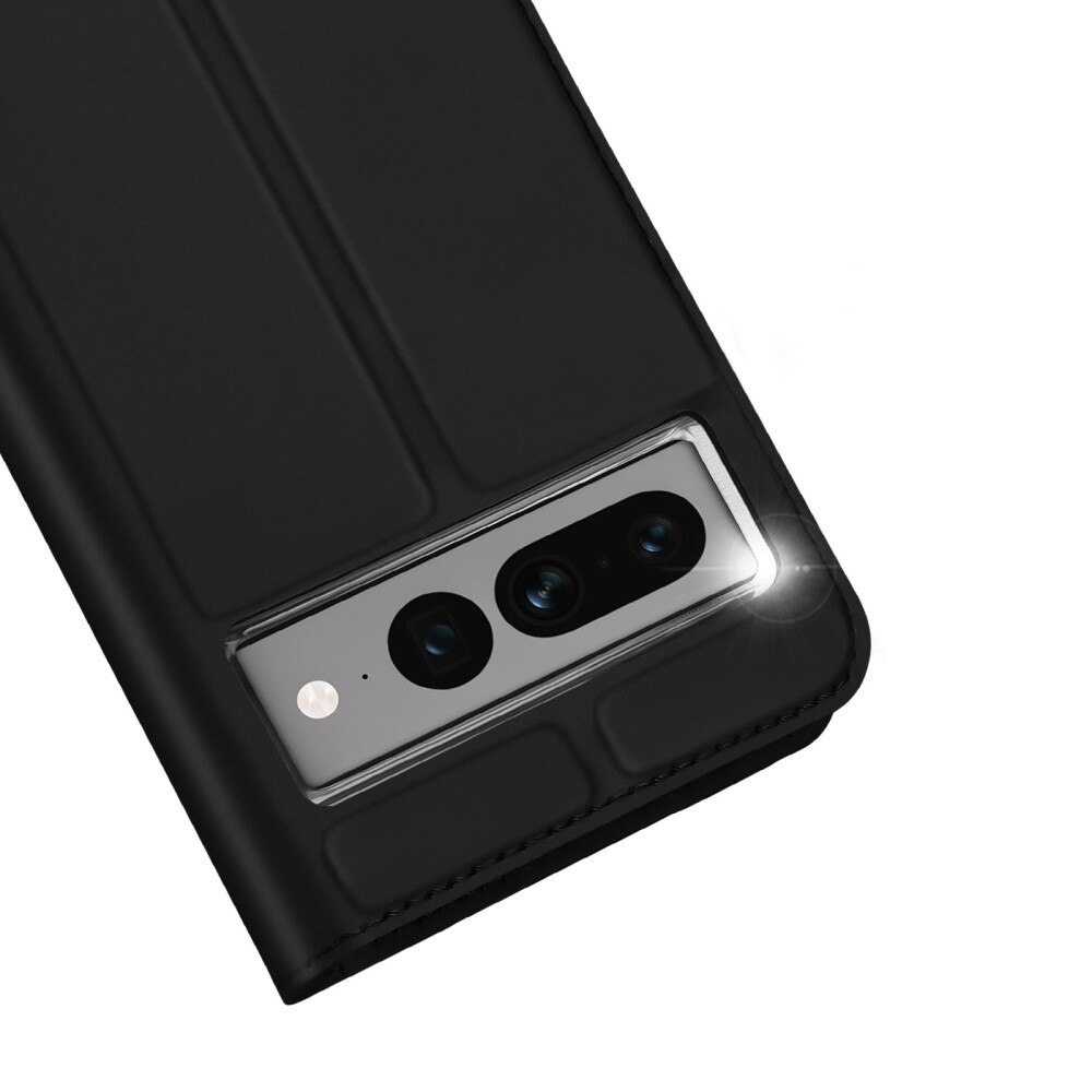 Étui portefeuille Skin Pro Series Google Pixel 7 Pro, Noir