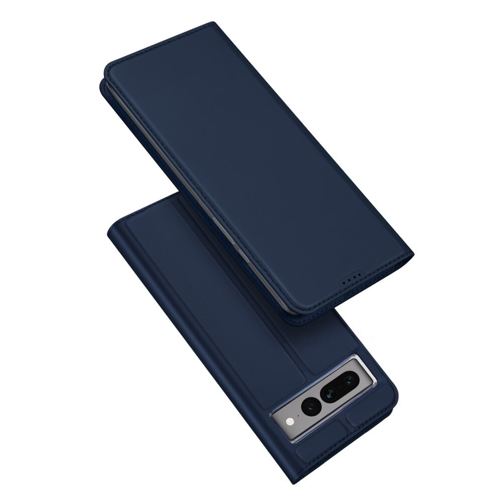 Étui portefeuille Skin Pro Series Google Pixel 7, Bleu