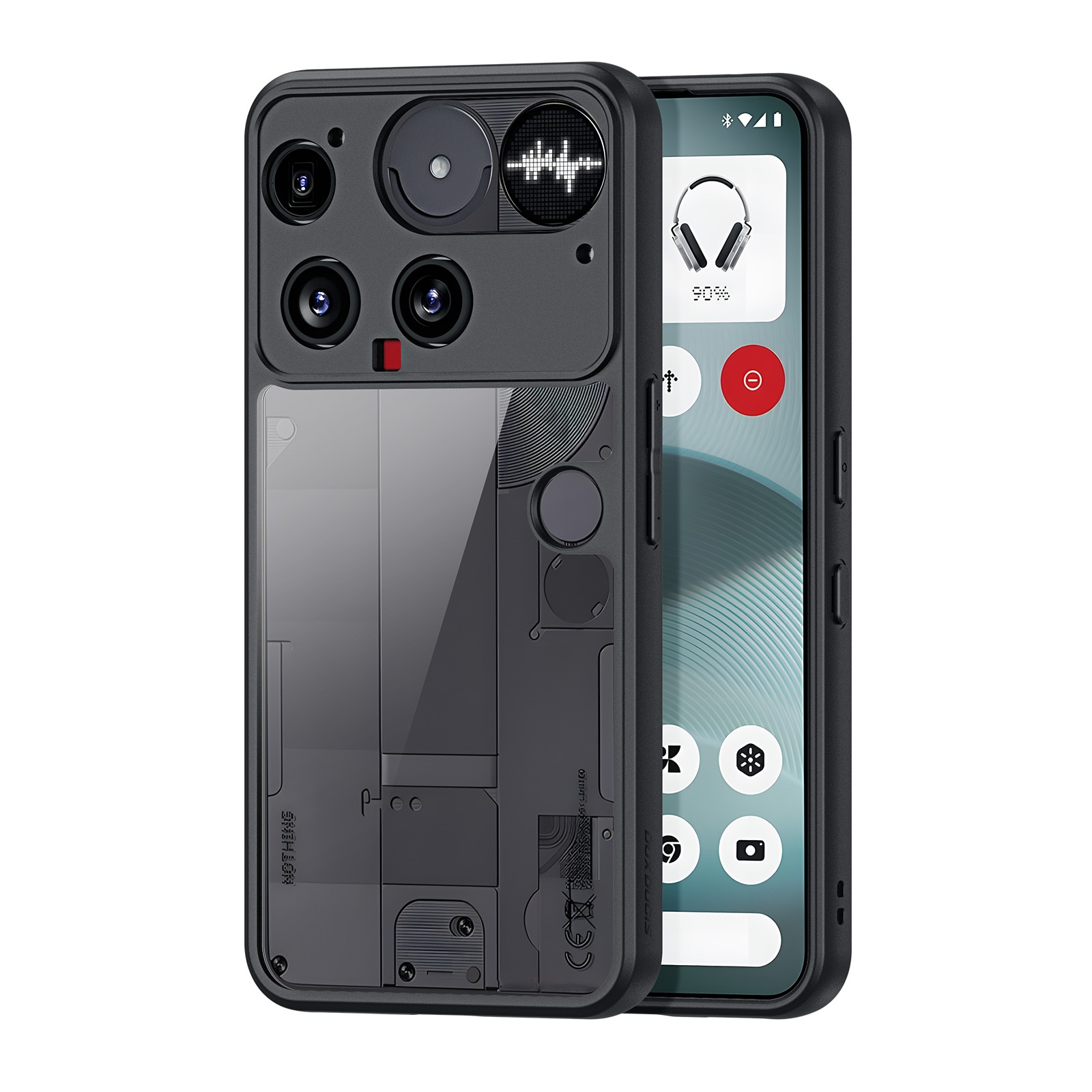 Aimo Series Coque Nothing Phone 3 transparent