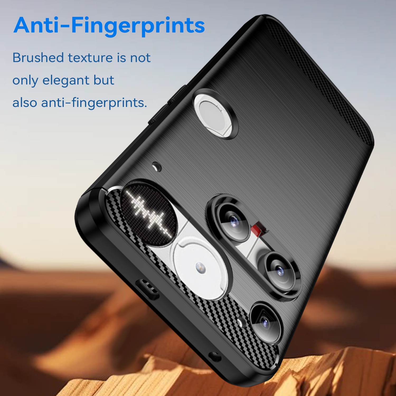 Coque TPU Brushed Nothing Phone 3, [FÄRG}