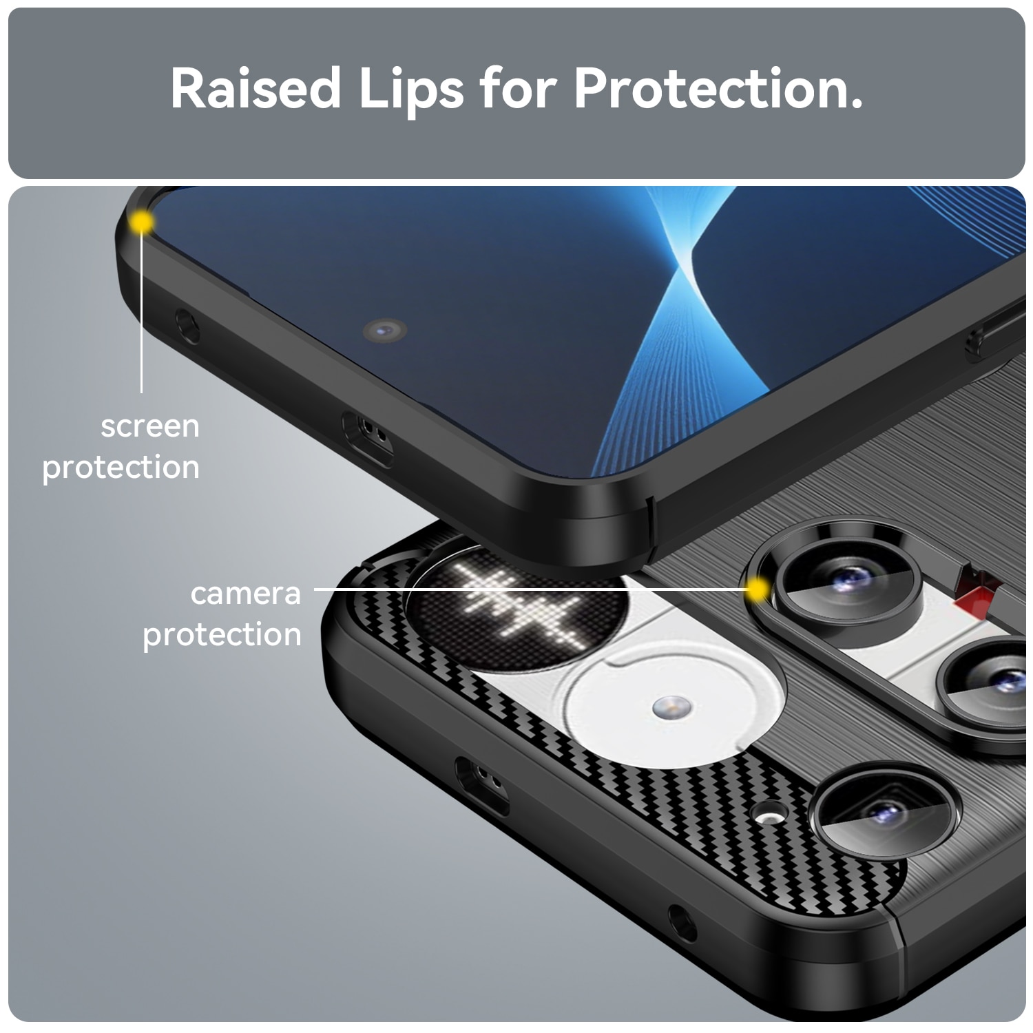 Coque TPU Brushed Nothing Phone 3, [FÄRG}