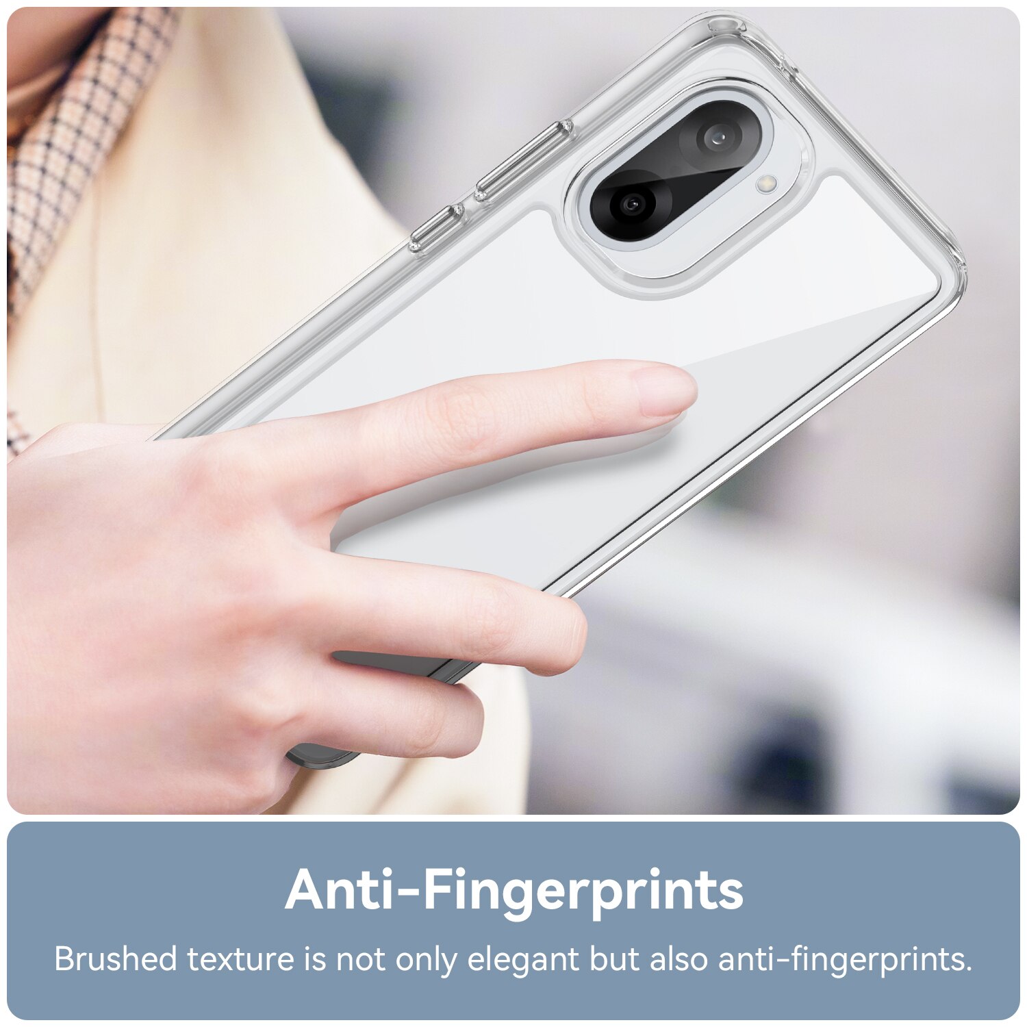 Coque hybride pour  OnePlus Nord CE5, Transparent