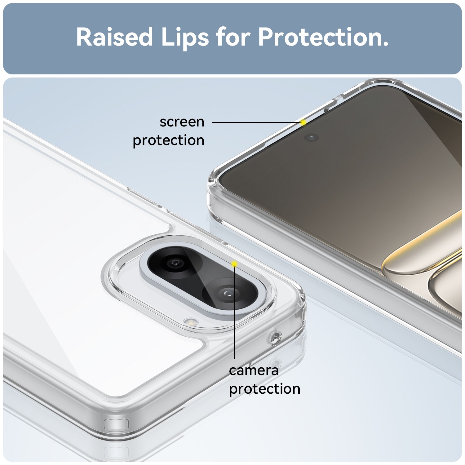 Coque hybride pour  OnePlus Nord CE5, Transparent