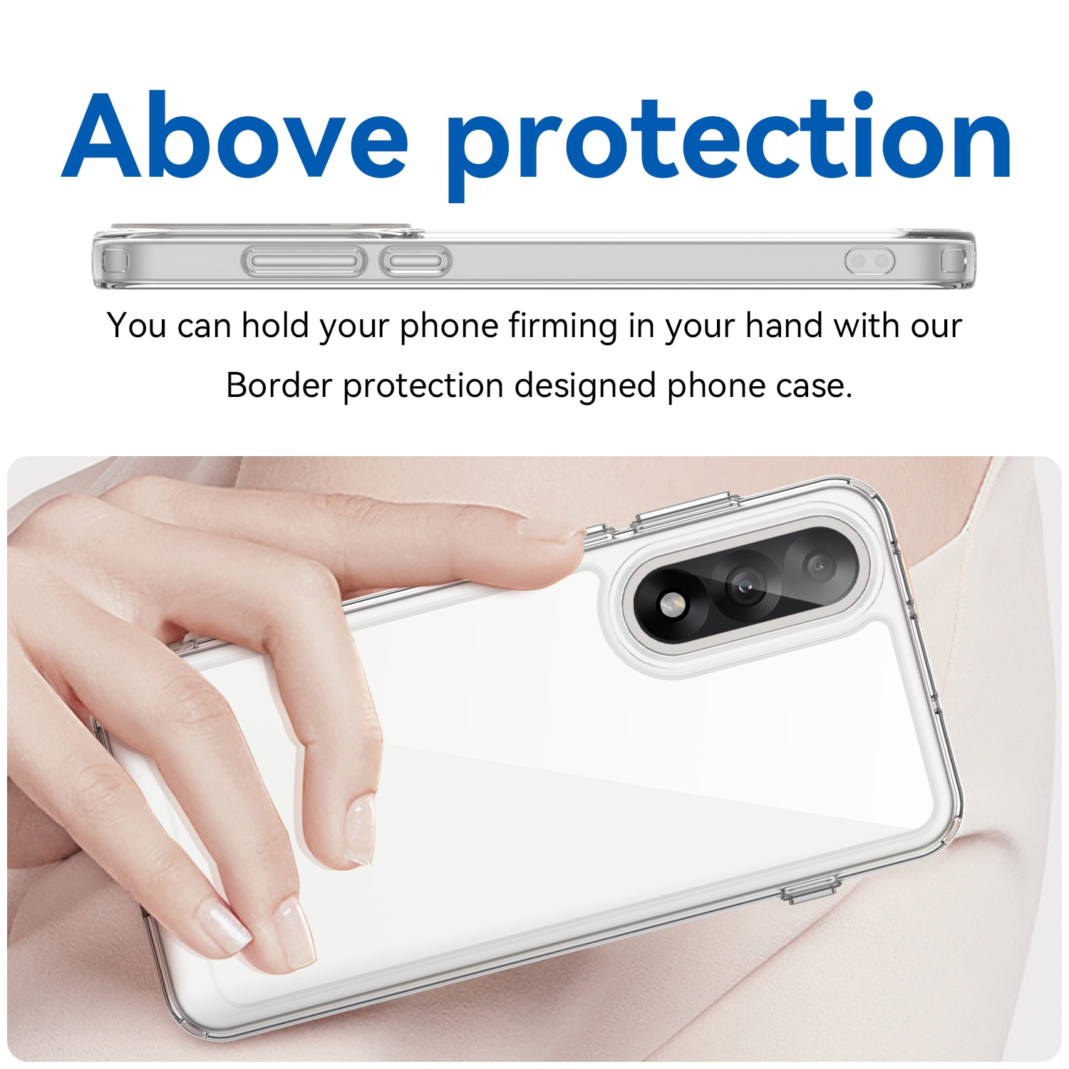 Coque hybride pour  OnePlus Nord 5, Transparent