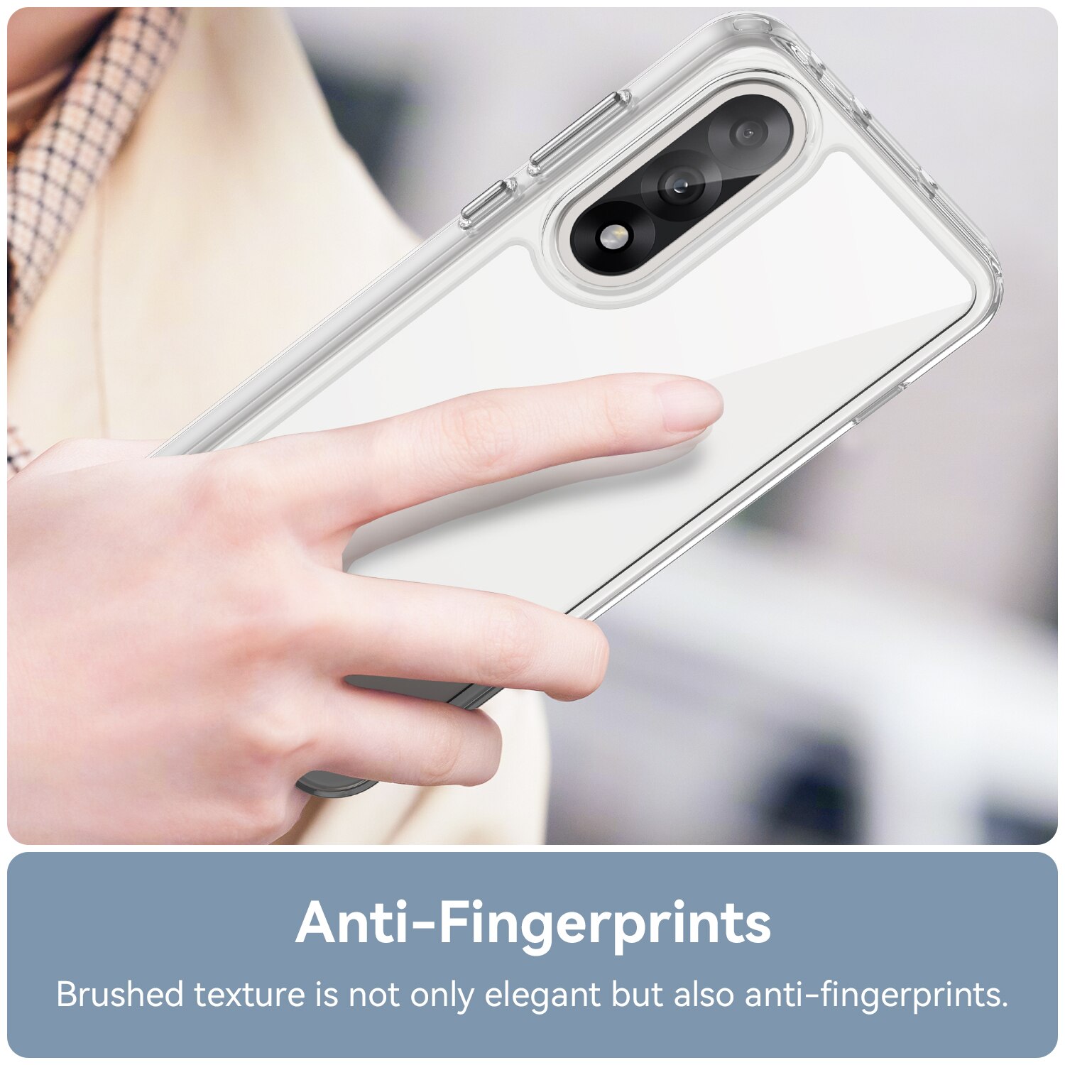 Coque hybride pour  OnePlus Nord 5, Transparent