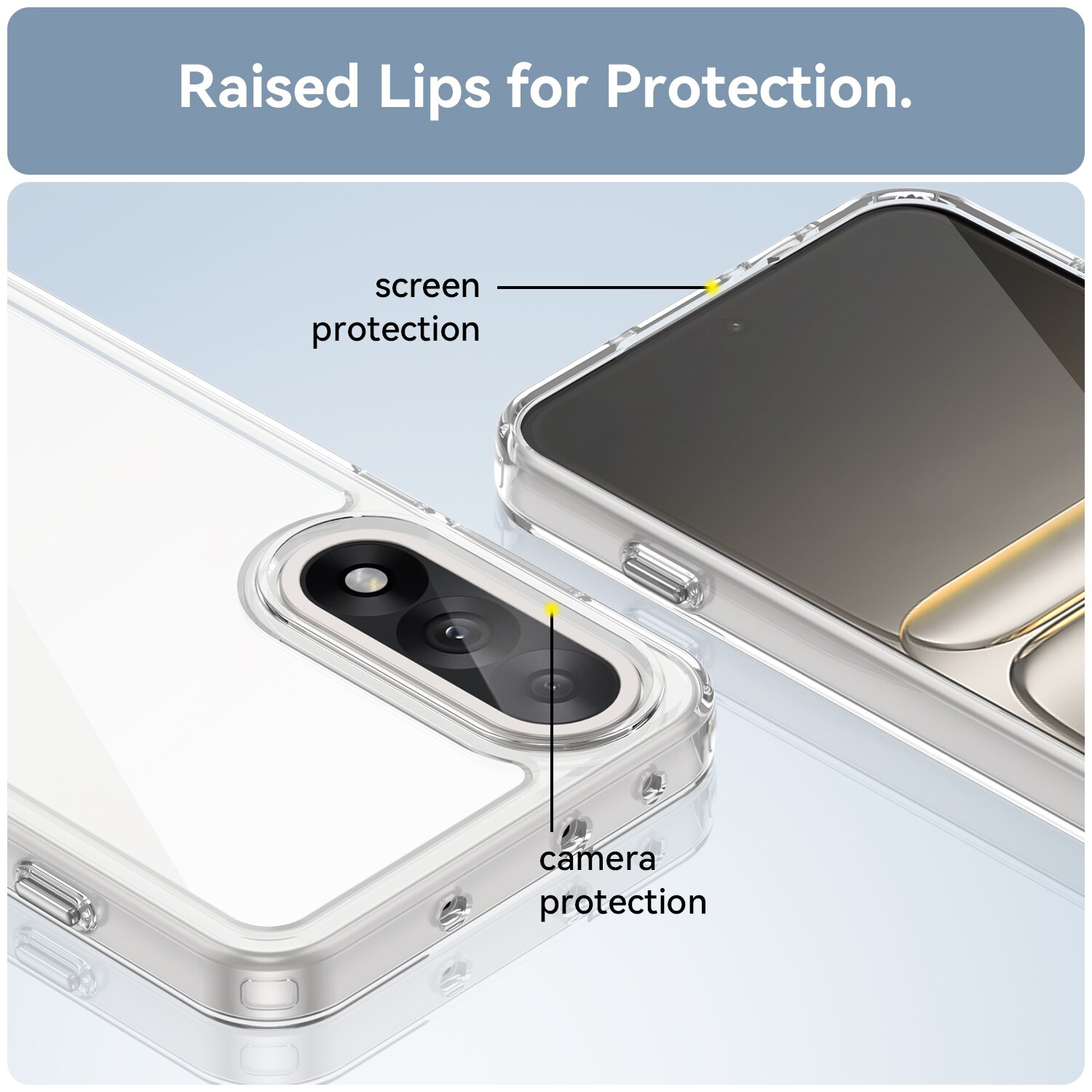 Coque hybride pour  OnePlus Nord 5, Transparent