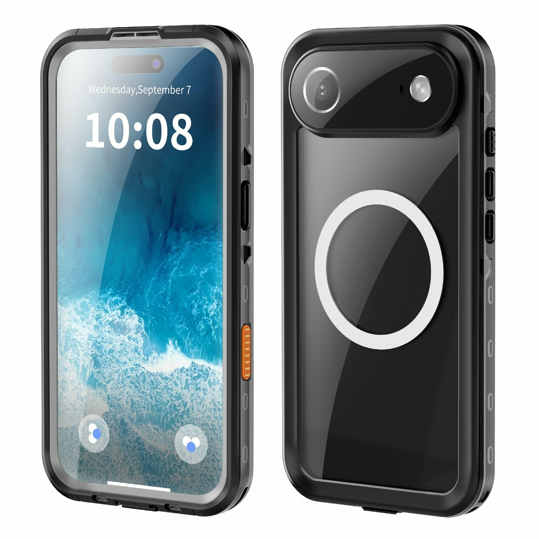 Coque étanche iPhone 17 Air, transparent