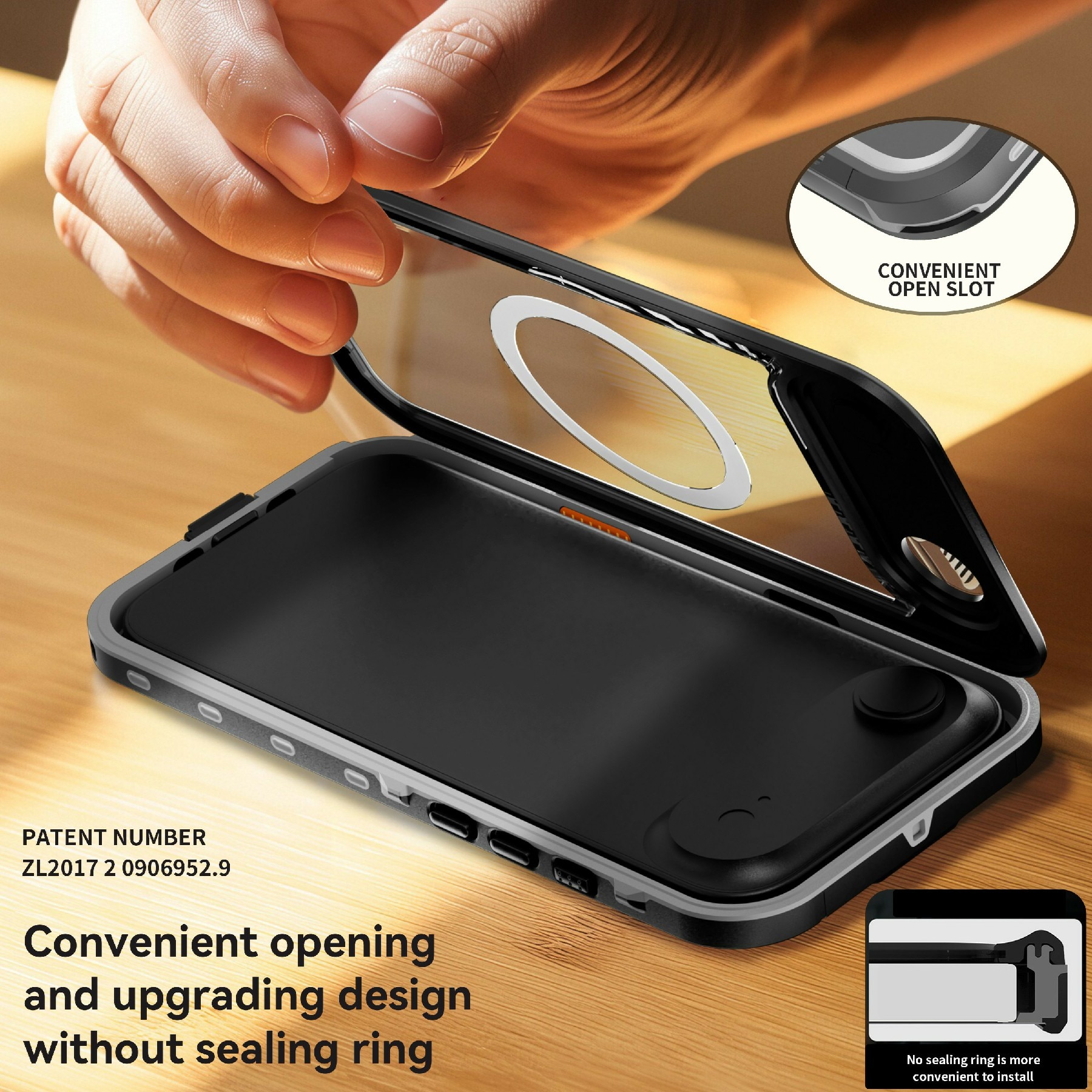 Coque étanche iPhone 17 Air, transparent