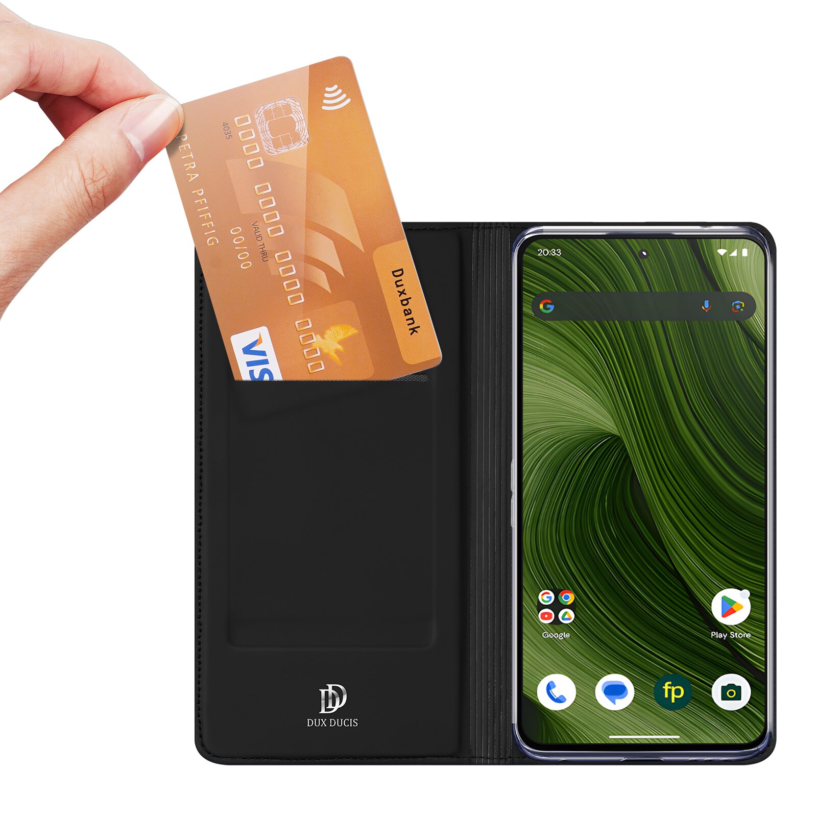 Étui portefeuille Skin Pro Series  Fairphone 6, Noir