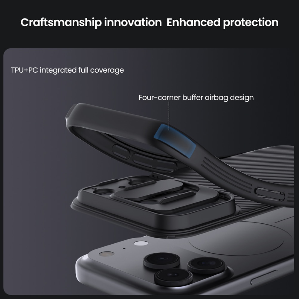 Coque CamShield iPhone 17 Pro, Vert